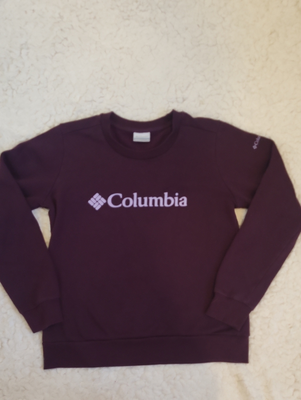 Dark Purple Columbia Women's Sweatshirt Medium